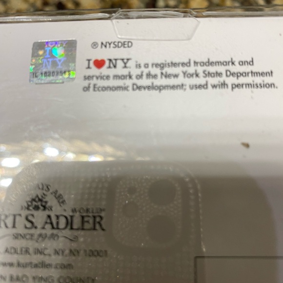 Kurt S. Adler I❤️NY Hand-Crafted Glass Christmas Ornament white hoodie - Picture 10 of 10